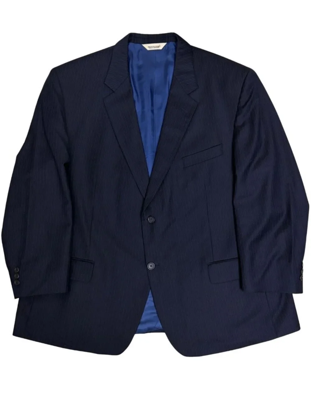 PRONTO UOMO SUIT Worsted WOOL Luxury Business Casual Coat Jacket Pants Mens 48S